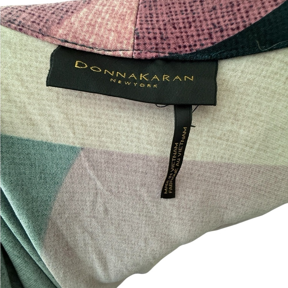 Donna Karan Patchwork Pink Cotton Sleeveless Top … - image 6